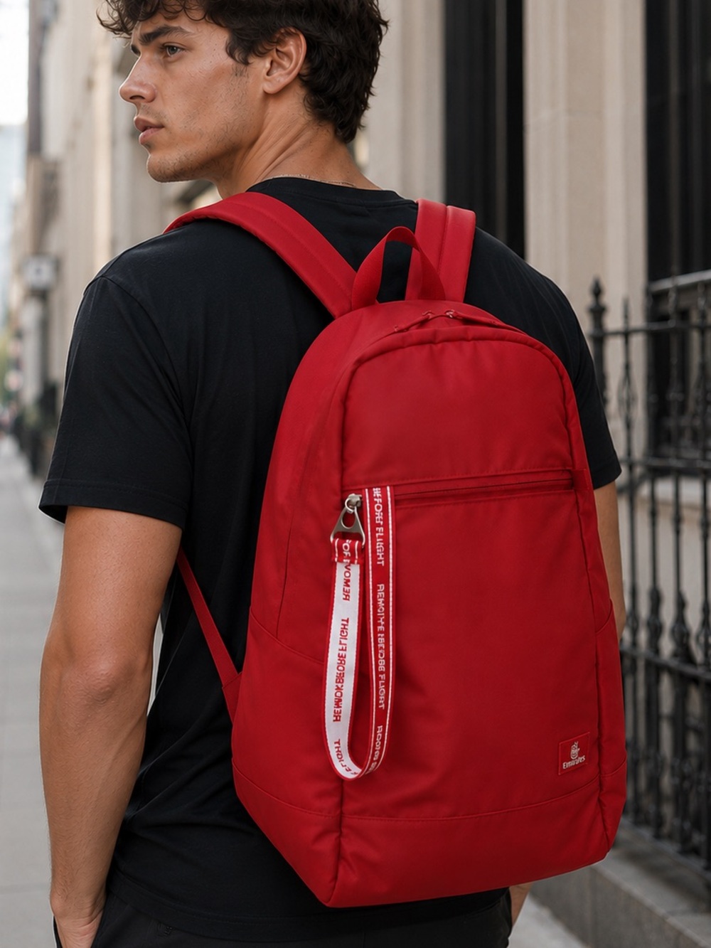 Emirates "remove before flight" backpack